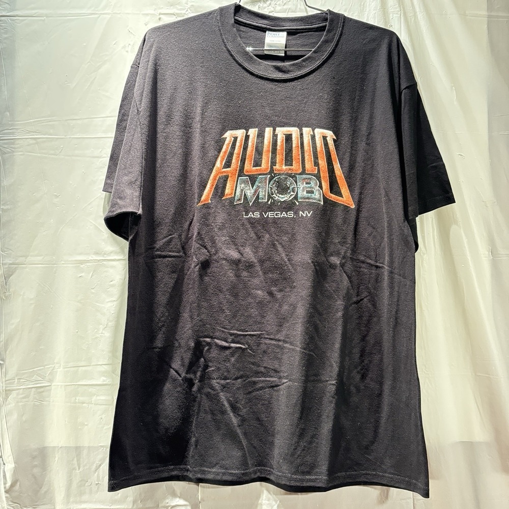 Port & Company Black Core Blend Crew Neck Graphic Men's T-Shirt Large